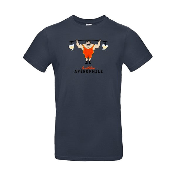 T-shirt humour original Aperophile T Shirt couleur Navy