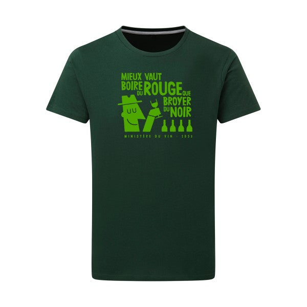 Mieux vaut vert pomme -Flex vert pomme sur T-shirt SG  Bottle Green  2XL