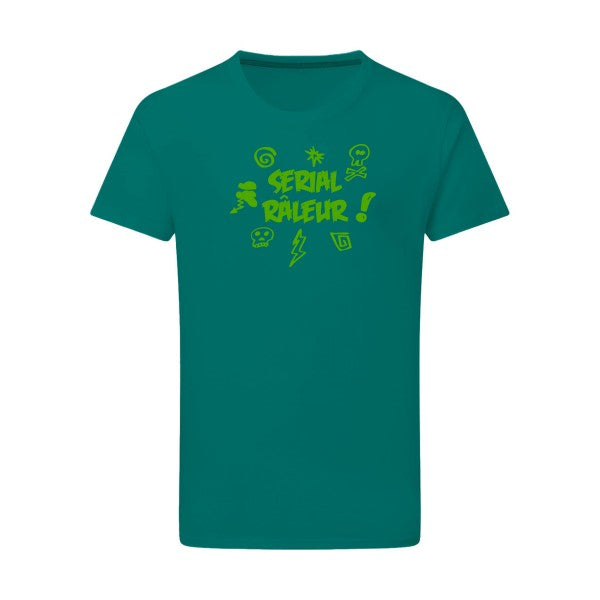 Serial râleur vert pomme -Flex vert pomme sur T-shirt SG  Emerald Green  2XL