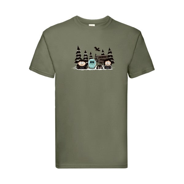 North Park Fruit of the loom 205 g/m² T-shirt/ classic olive