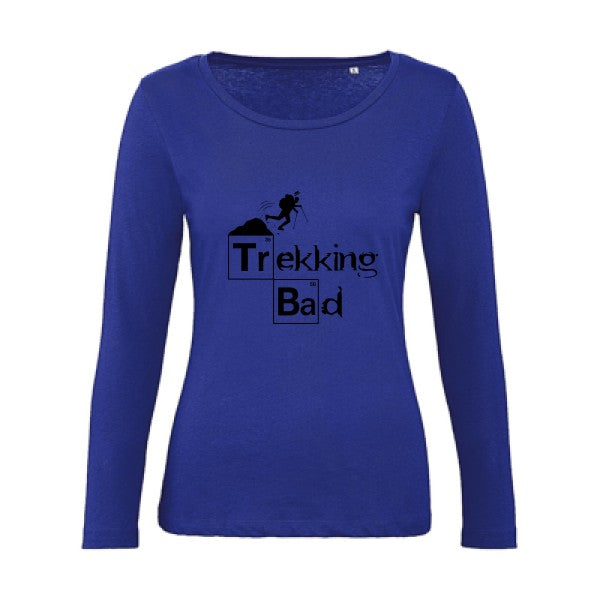 Trekking bad Noir |   T shirt manches longues femme|100% bio