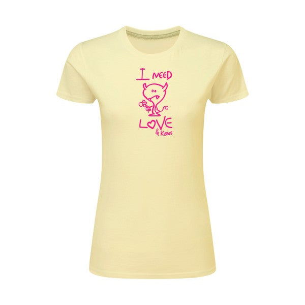 LOVER | Rose Fluo |T shirt original femme|SG