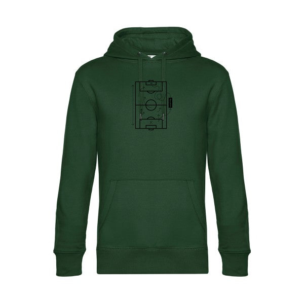 Tactique-secrete sweat shirt original Bottle Green flex Noir impression Face