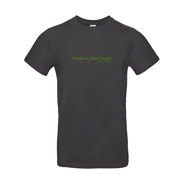 Yes, Vendredi ! Flex Vert pomme |E190 T-shirt|Used Black||2XL