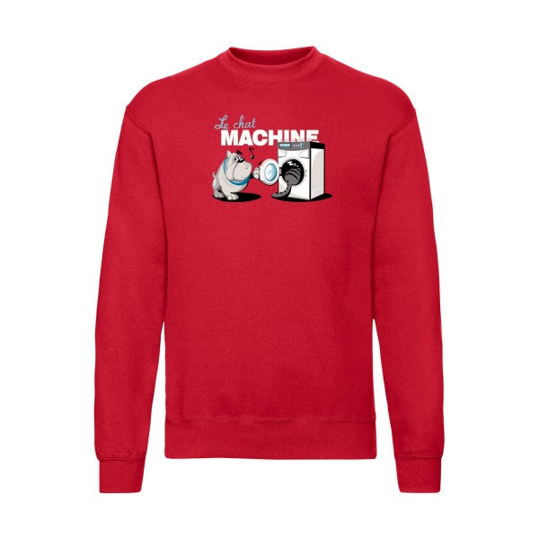 Le Chat Machine Fruit of the loom 280 g/m² Sweat shirt