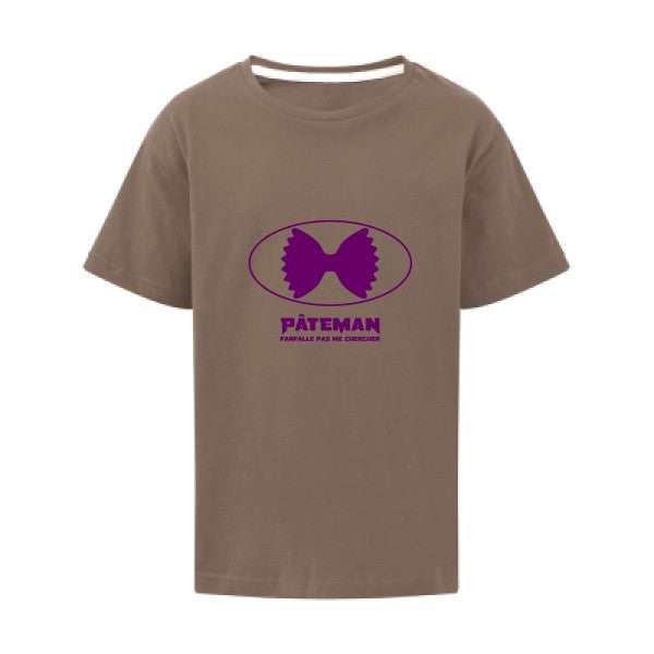 PÂTEMAN Flex Violet SG - Kids T-shirt enfant Deep Taupe Taille 128 (7-8/L)