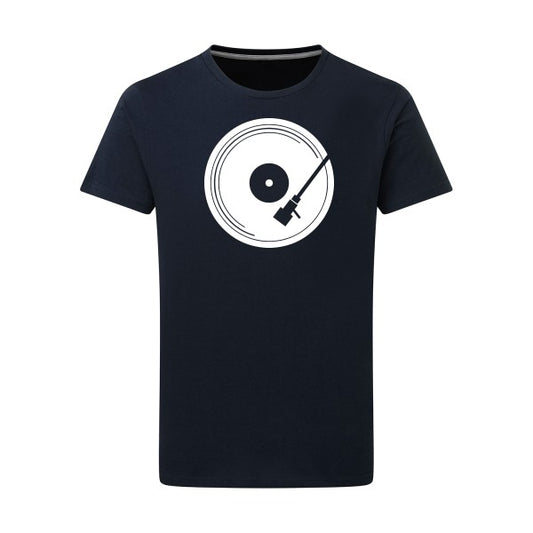 Last Dj -Flex noir sur T-shirt SG  Navy  5XL