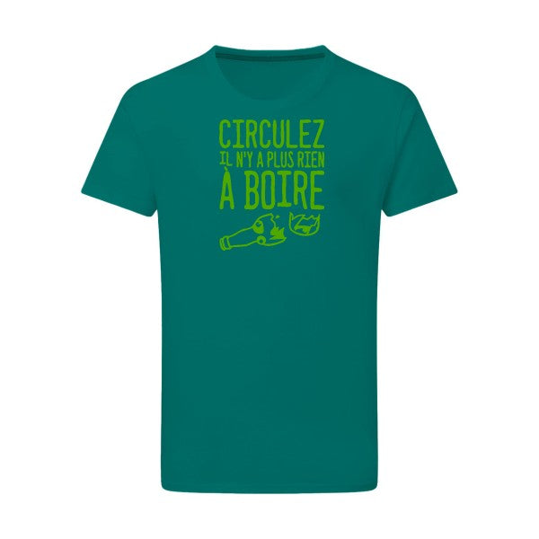 Circulez il n'y a plus rien à boire - Flex Vert pomme Tshirt original Emerald Green  2XL