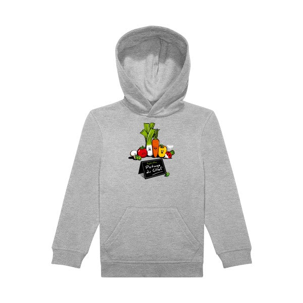 sweat capuche enfant Sports Grey Maxi-Chef