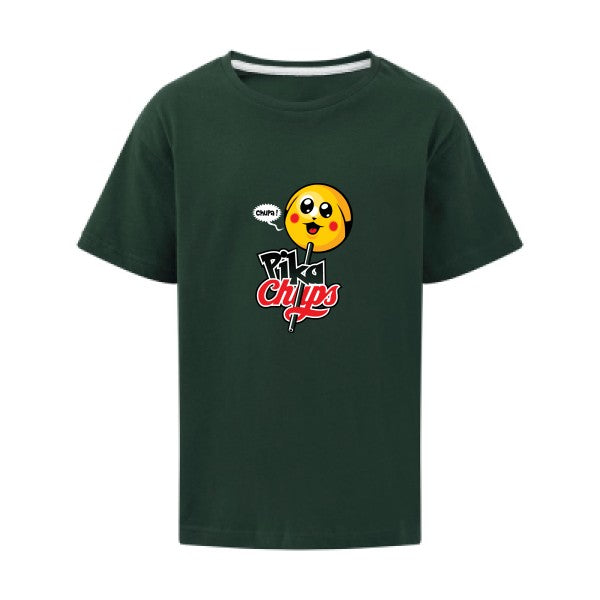 Pikachups SG - Kids T-shirt enfant Bottle Green Taille 152 (11-12/2XL)