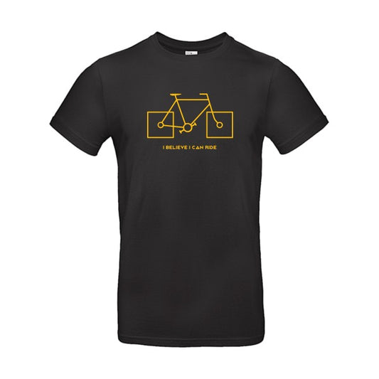 I believe I can rideFlex jaune or - E190 T-shirt|Black||5XL