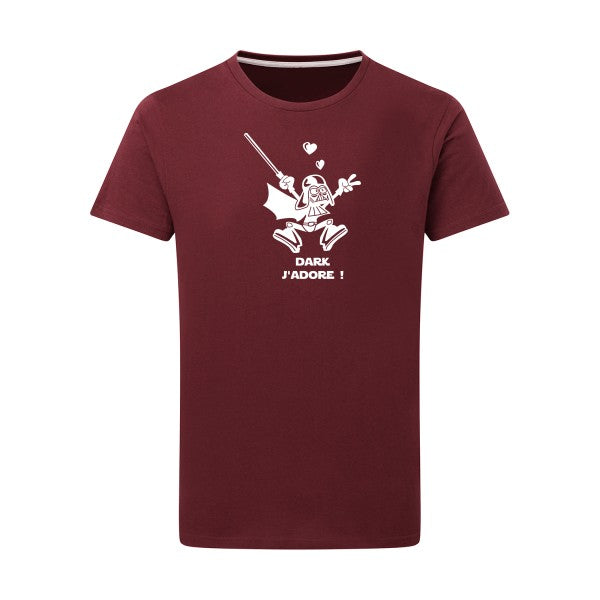 dark Blanc -Flex Blanc sur T-shirt SG  Burgundy  2XL