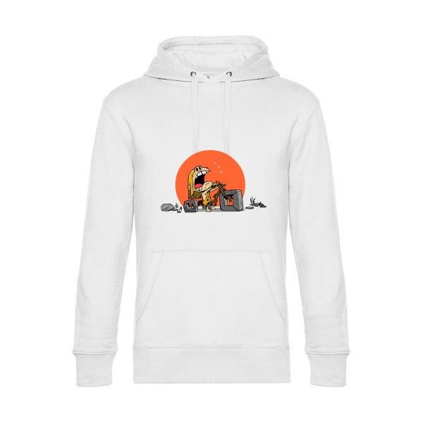 Wheel- Sweat à capuche original White - RueDuTeeshirt