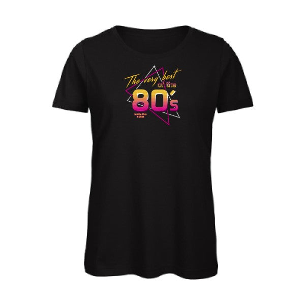 annee-80s- - t-shirt original femme Black