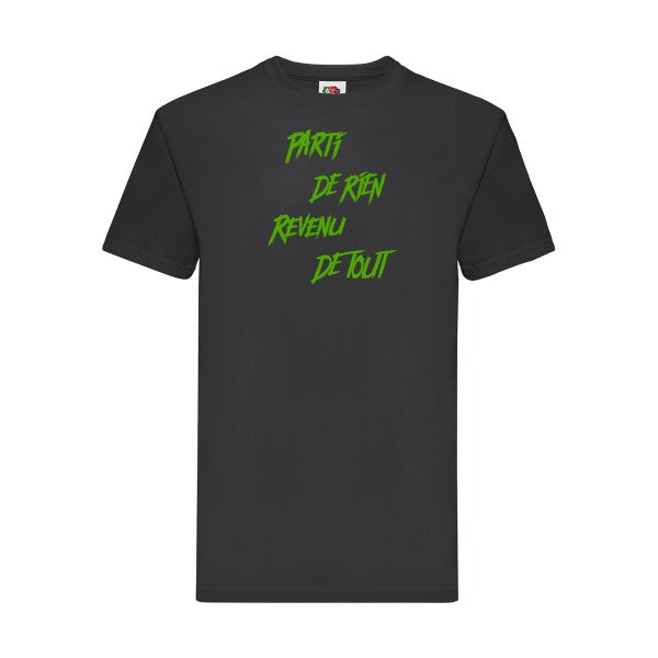 T-shirt|Parti de rien |Vert pomme|Fruit of the loom 205  G