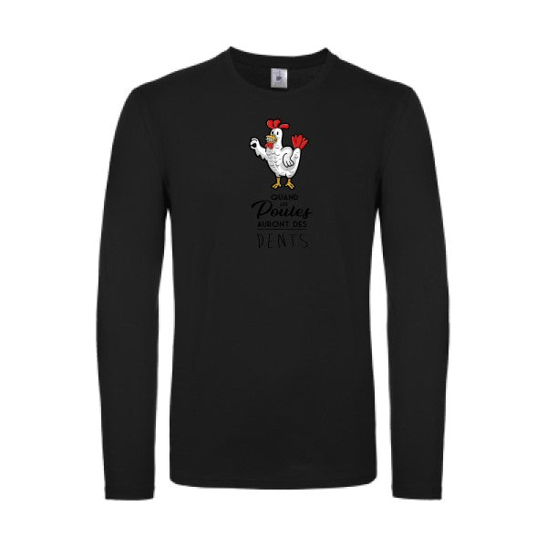 quand les poules auront des dents B&C - E150 LSL T-shirt manches longues léger