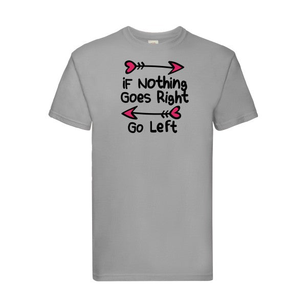 Go right  Fruit of the loom 205 g/m² T-shirt/ zinc