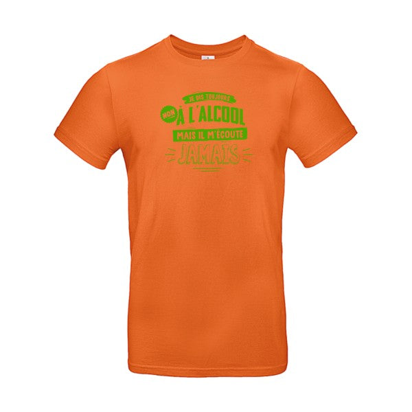 Non à l'alcool  Flex Vert pomme |E190 T-shirt|Urban Orange||2XL