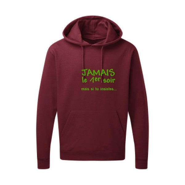 JAMAIS... Vert pomme SG - Hooded Sweatshirt Sweat capuche