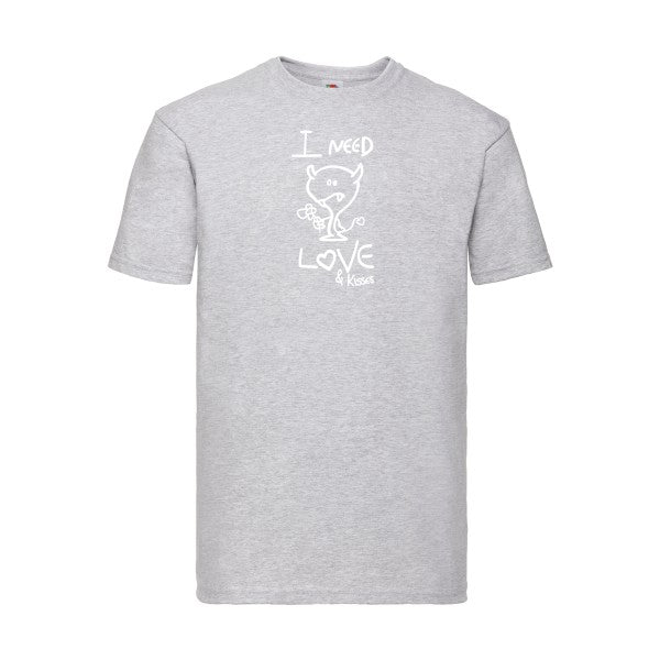 T-shirt|LOVER |flex Blanc| Fruit of the loom 205 g 