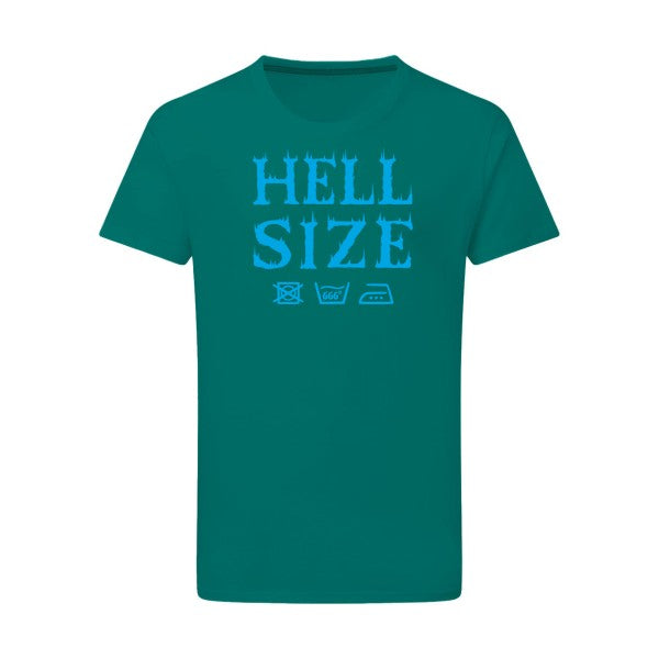 HELL SIZE ! - Flex bleu clair Tshirt original Emerald Green  2XL