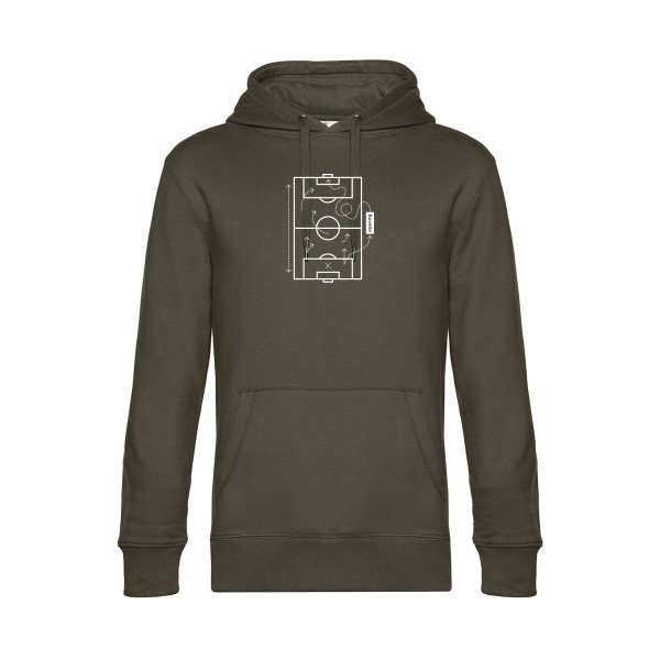 Tactique-secrete sweat shirt original Khaki flex Blanc impression Face