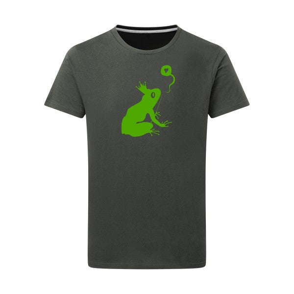 Prince Rainette vert pomme -Flex vert pomme sur T-shirt SG  Charcoal  5XL