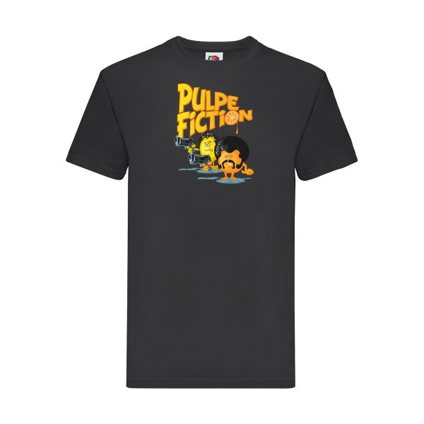 Pulpe Fiction Fruit of the loom 205 g/m² T-shirt/ noir