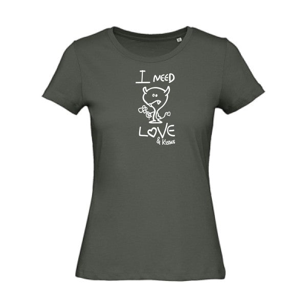 T shirt humour bio femme   femme bio|LOVER Blanc 