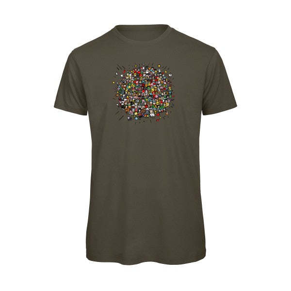 T-shirt humour original Planete Pop Culture T Shirt couleur Khaki Green