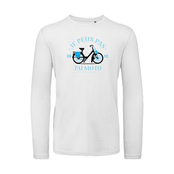 Je peux pas j'ai moto | T-shirt original LSL White 2XL