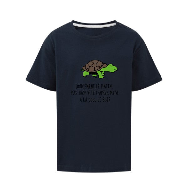 Doucement SG - Kids T-shirt enfant Navy Taille 140 (9-10/XL)