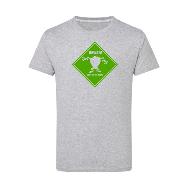 BEWARE vert pomme -Flex vert pomme sur T-shirt SG  Light Oxford  5XL