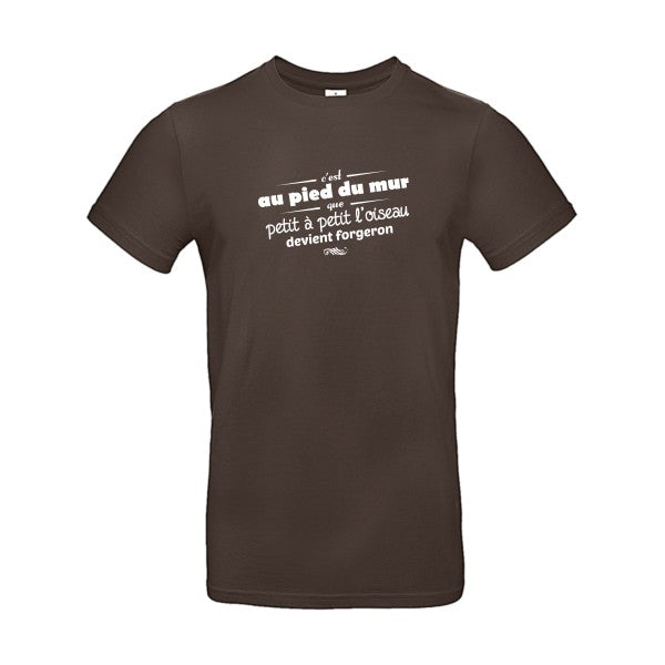 Proverbe à la conFlex Blanc - E190 T-shirt|Brown||2XL