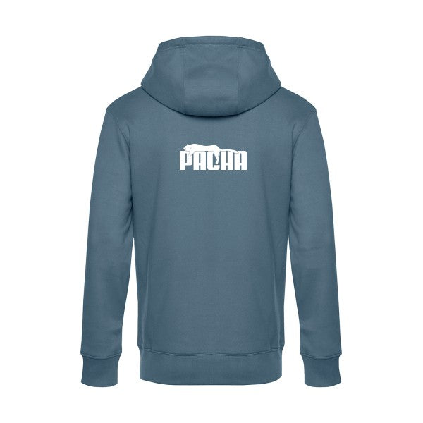 Pacha sweat shirt original nordic blue flex Blanc impression Dos