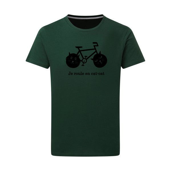 cat-cat bike - Flex noir Tshirt original Bottle Green  2XL