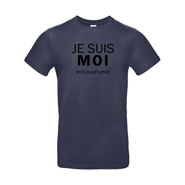 Je suis moiFlex noir - E190 T-shirt|Navy Blue||2XL