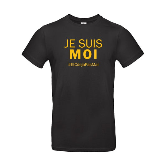 Je suis moiFlex jaune or - E190 T-shirt|Black||5XL