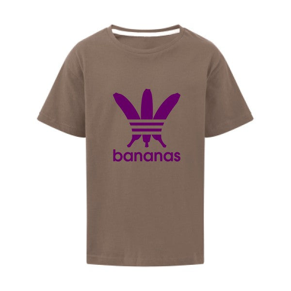 bananas Flex Violet SG - Kids T-shirt enfant Deep Taupe Taille 128 (7-8/L)