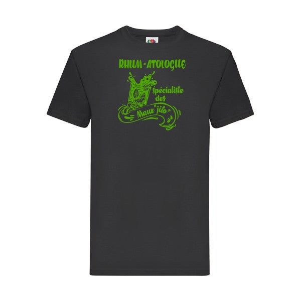 T-shirt|Rhum-atolo  G ue |Vert pomme|Fruit of the loom 205  G