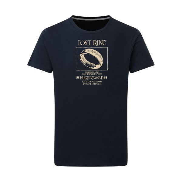 T-shirt homme Lost Ring - T-shirt original avec un design mystique Navy 5XL