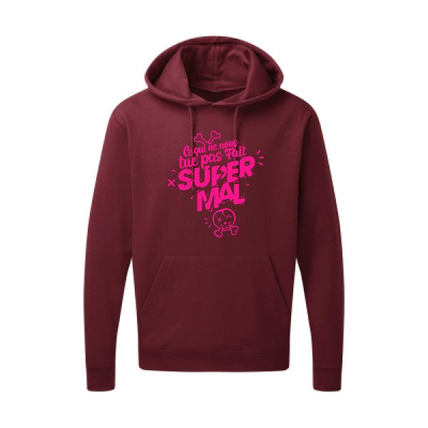 Ce qui ne nous tue pas Rose Fluo SG - Hooded Sweatshirt Sweat capuche