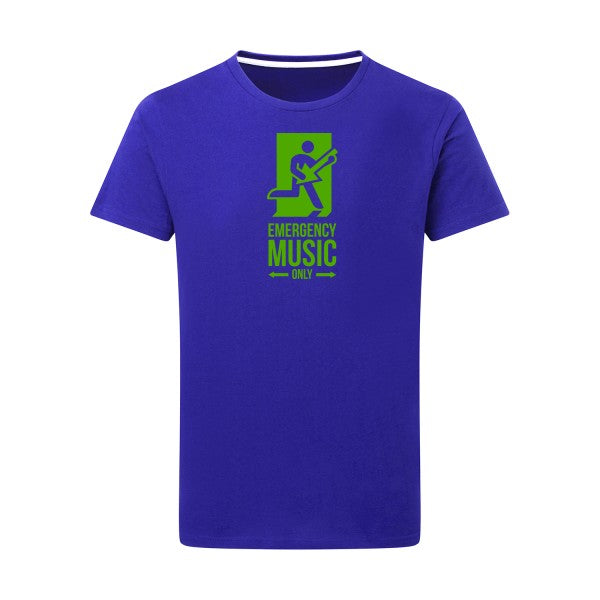 EMERGENCY vert pomme -Flex vert pomme sur T-shirt SG  Royal Blue  5XL