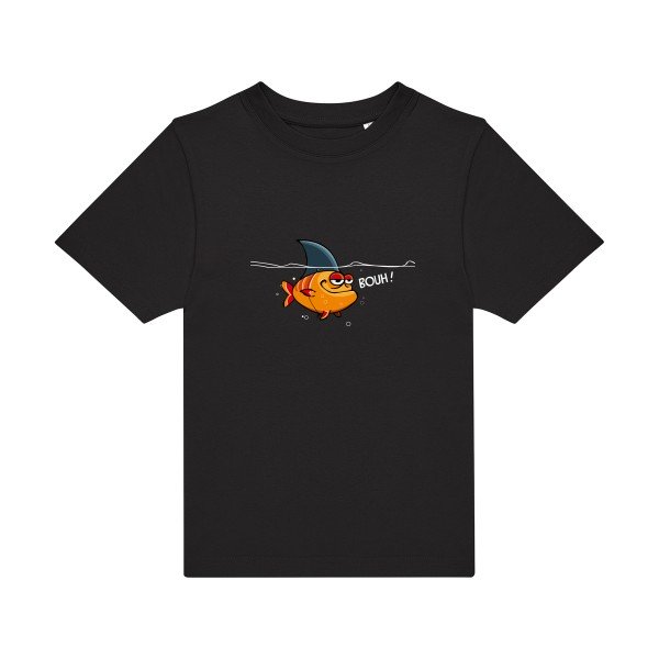 t-shirt humour enfant -Bouh!- couleur  Black