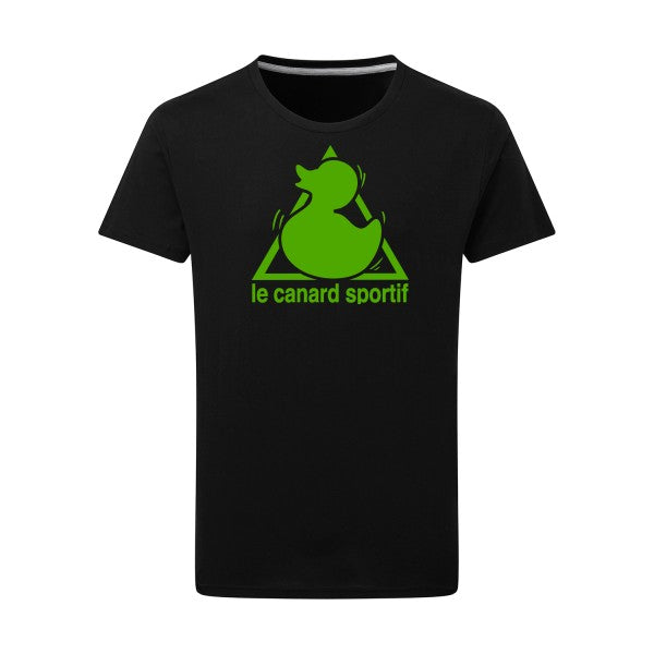 Canard Sportif vert pomme -Flex vert pomme sur T-shirt SG  Dark Black  4XL