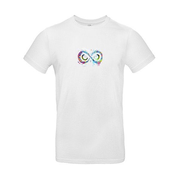 T-shirt humour original Infiniment Chouette T Shirt couleur White