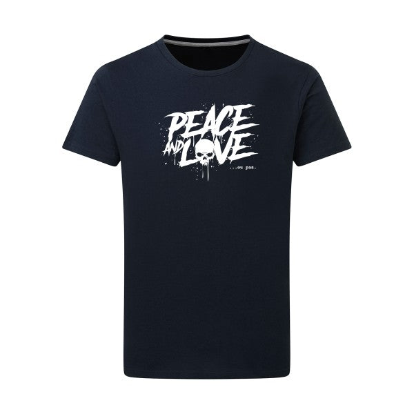 Peace or no peace - Flex Blanc Tshirt original Navy  5XL