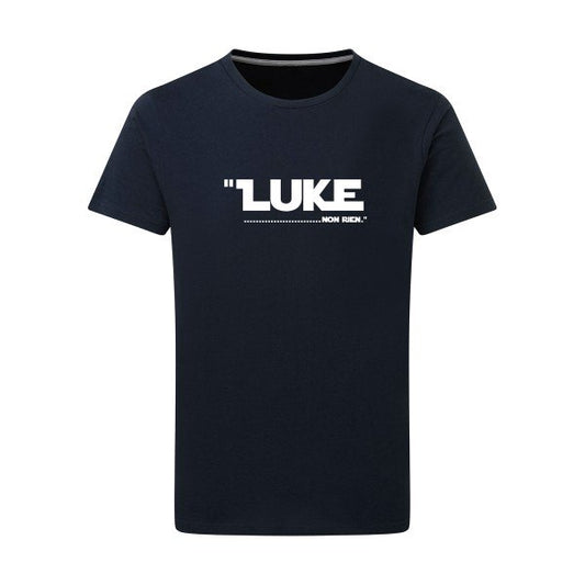 Luke... -Flex noir sur T-shirt SG  Navy  5XL