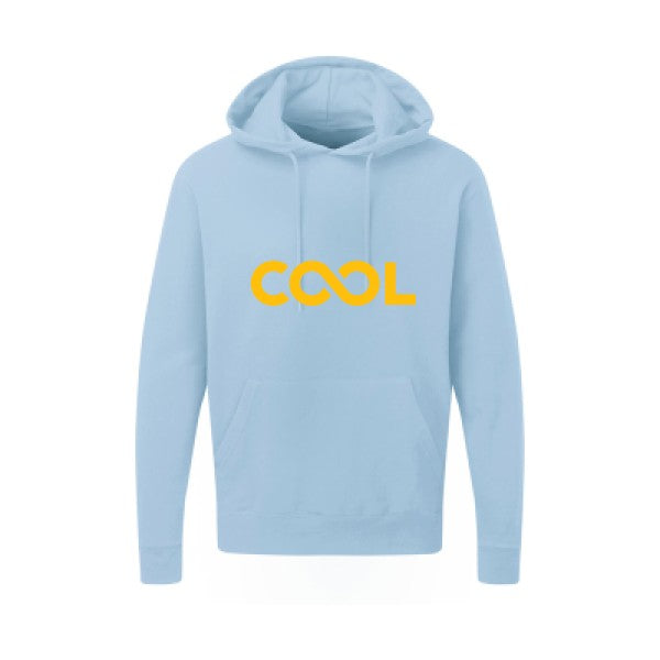 Infiniment cool jaune Or |Sweat capuche imprimé homme