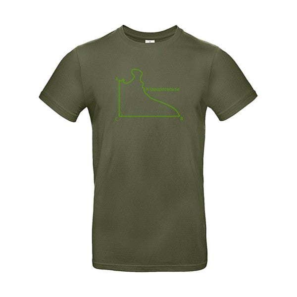 Hippopotenuse Flex Vert pomme |E190 T-shirt|Urban Khaki||2XL